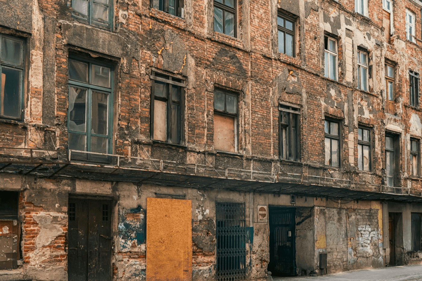 Fachada antes da revitalização